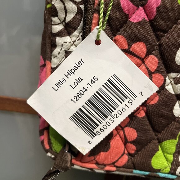 Vera Bradley Little Hipster Lola 2013 Retired Print Crossbody Shoulder Bag Purse - Picture 10 of 10